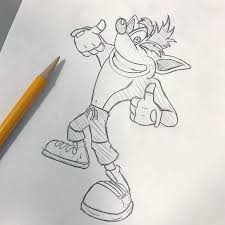 Pin By Luiz Oliveira On Playstation Graffiti Drawing Crash Bandicoot Tattoo Drawings