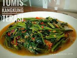 Resep Tumis Kangkung Terasi Oleh Renie Wisra Recipe Resep Kangkung Resep Masakan Resep Tumis
