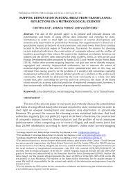 • studiul de caz reprezinta o metoda de confruntare directa a participantilor cu o situatie reala, autentica, luata drept exemplu tipic, reprezentativ pentru un set de situatii si evenimente problematice. Pdf Mapping Deprivation In Rural Areas From Transylvania Reflections On A Methodological Exercise