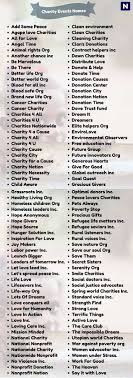 To help you find the perfect idea, we've whipped up a big list of cool party names. 400 Charity Event Name Ideas For Fundraisers Namesbee