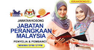 Welcome to the fast link of the department of statistics malaysia official portal selamat datang ke pautan pintas portal rasmi jabatan perangkaan malaysia. Jawatan Kosong Jabatan Perangkaan Penyelia Pembanci Minima Spm