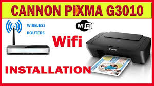 Press and hold the wifi button on your printer until the alarm lamp . Cannon Pixma G3010 Wifi Installation With Router Configuration Full Guide Youtube