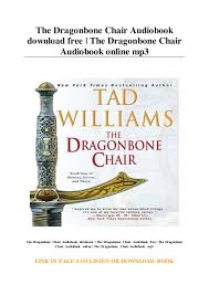 The dragonbone chair title record # 2066 author: The Dragonbone Chair Audiobook Download Free The Dragonbone Chair A