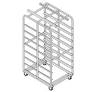 Oven-compatible baking tray trolley from magnaindustries.com