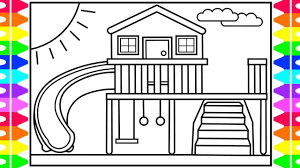 Most relevant best selling latest uploads. How To Draw A Playhouse For Kids Kids Playhouse Drawing Kids Playhouse Coloring Pages Youtube