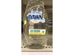 Dawn Ultra Free & Clear Dishwashing Liquid, Lemon Essence Scent, 24 fl oz