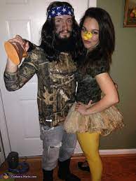 Duck Dynasty Willie And His Duck Couples Costume Last Minute Costume Ideas