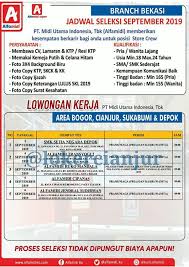 Tata cara pendaftaran dinas perhubungan: Loker Cianjur 2019 Lulusan Smk