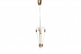 Maybe you would like to learn more about one of these? Art Deco Brass Chandelier With Fluorescent Tube Light From Kaiser 1940s For Sale At Pamono