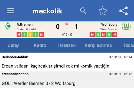 Maçkolik, canlı maç sonuçları, iddaa canlı skor, iddaa maç skorları, iddaa programı sonuçları, spor haberleri ve fazlasını cebinize getiriyor. No Context Mackolik Mackolikposting Twitter