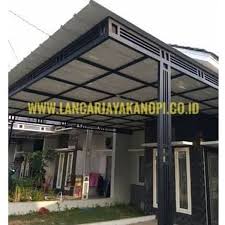 Harga kanopi baja ringan atap onduline harga kanopi model premium rp. Jual Kanopi Baja Ringan Atap Spandek Murah Terpercaya Sejabodetabek Di Lapak Lancar Jaya Kanopi Bukalapak