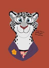 Snow Leopard Newscaster (Disney) by Yoshiknight2 -- Fur Affinity [dot] net
