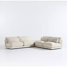 Beautifully crafted sofa chaise available at extremely low prices. Plush 3 Piece Sectional Crate And Barrel