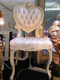 Antique Heart Chair Romantic Home Decor Furniture Home Decor