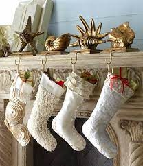 Christmas stockings & hangers └ holiday & seasonal décor └ home & garden all categories antiques art baby books & magazines burlap christmas stockings & hangers. 19 Merry Coastal Beach Christmas Mantels Coastal Decor Ideas Interior Design Diy Shopping
