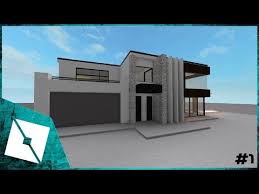 Roblox Studio Modern House Building 1 Youtube Building A House Modern House Roblox