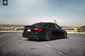 Enlaes Audi B8 5 S4 A4 Rear Diffuser Carbon Fiber Audi Audi S4 Carbon Fiber