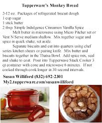 Tupperware Monkey Bread Www My2tupperware Com Janiem Food Recipes Cooking Recipes Tupperware Recipes
