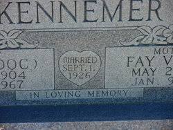 Della Fay Vinson Kennemer (1903-1979)