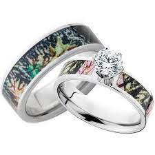 His And Hers Cz Camo Wedding Ring Set Camo Wedding Rings Camo Wedding Rings Sets Wedding Rings Sets His And Hers