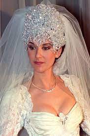 1201754 Inline Jpg 600 900 Celine Dion Celebrity Bride Wedding Dresses