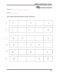 Tajuk nombor tahun 1 kviz. Modul Pengajaran Matematik Tahun 1 Mathematics Math Computer Keyboard