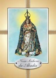 nossa senhora da abadia oracoes em papel santinhos para promessa santinhos ajuda divina nossasenhora desenho religioso abadia senhor