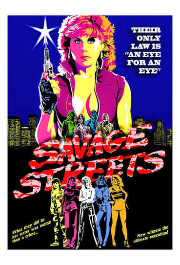 Savage Streets Movie Poster with Linda Blair Art Print