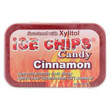 Ice Chips Candy Cinnamon Candy Xylitol Case Of 6 1 76 Oz Ice Chips Ice Chips Candy Cinnamon Candy