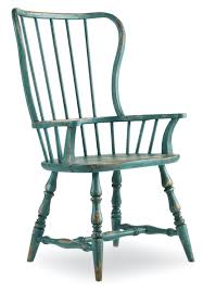 Studio designs colonnade spindle accent chair. Hooker Furniture Sanctuary Vintage Style Spindle Arm Chair Lindy S Furniture Company Dining Arm Chairs