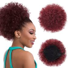 Then, use your fingers to brush the spirals into looser waves. Amazon Com Synthetic Afro Curly Hair Bun Yebo 50g Kanekalon Drawstring Chignon Bun Easy Updos For Black Hair 118 Beauty