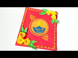 At diwali, oil lamps are lit to symbolize good winning over evil, and to remind people of their own inner. Diwali Craft Making Diwali Card Making Paper Craft Easy Craft Making Diy Punekar Sneha By Punekar Sneha