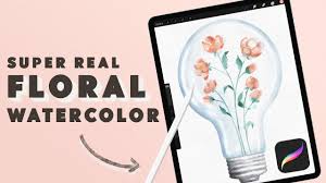 Maybe you would like to learn more about one of these? Watercolor Flowers In A Lightbulb Procreate Tutorial Wooly Pronto