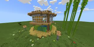 With three levels and sturdy supporting pillars, the rural house looks big. The House I Am Planning To Build In My Mc Java Survival World How Does It Look Minecraft