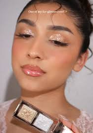 Soft Everyday Glitter Eye Makeup with Armani Beauty Eye Tint in 67S