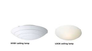 Tighten the screws with a screwdriver as needed to ensure the light fixture is secure and flush against the ceiling. Ikea Lamps Recalled Over Laceration Risk