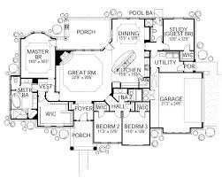 The smallest, including the four lights tiny houses are small enough to mount on a trailer and may not require permits depending on local codes. Plan Hj 80165 1 4 One Story Bed Mediterranean House With Home Office For Slopping Lot English Cottage Floor Plans Landandplan