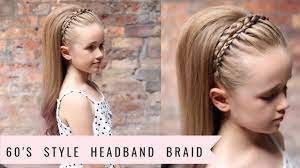 Headband Braid 60 S Style By Sweethearts Hair Braided Headband Hairstyle Headband Hairstyles Hair Styles