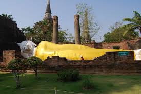 Reclining Buddha Statue Ayutthaya Thailand Thailand Travel Reclining Buddha Thailand