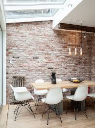 Marvelous Faux Brick Panels Mode London Industrial Dining Room Decoration Ideas With Brick W Dining Room Industrial Dining Room Contemporary Dining Room London