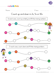 Math worksheets and topics for first grade. Count Up And Down In 2s 5s Or 10s First Grade Math Worksheets First Grade Math Worksheets 1st Grade Math Counting Worksheets