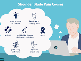 Use a pillow to keep your head and shoulders aligned, and try to sleep on your back if sleeping. What Causes Pain Between The Shoulder Blades