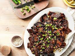 Korean Soy Sesame Beef Recipe Recipe Sesame Beef Meat Recipes For Dinner Beef Recipes