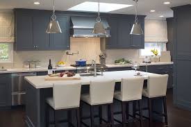 Artistic Designs For Living Kitchens Restoration Warehouse Altamont Metal Pendant Blue Kitche Interior Design Kitchen Blue Kitchen Cabinets Kitchen Design