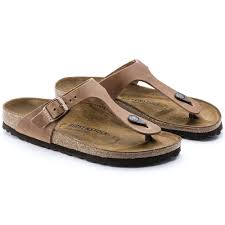 Gizeh Oiled Leather Braune Ledersandalen Birkenstock Outfit Birkenstock