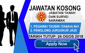 Garis panduan perintah kawalan pergerakan bersyarat(pkpb) ruangan berita. Jawatan Kosong Jabatan Tanah Dan Survei Sarawak 24 Ogos 2018 Jawatan Kosong Kerajaan Swasta Terkini Malaysia 2021 2022