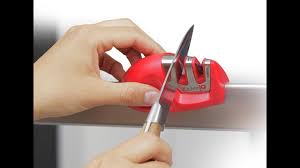 Kitchen iq adjustable manual knife sharpener. Kitcheniq 50009 Edge Grip 2 Stage Knife Sharpener Youtube
