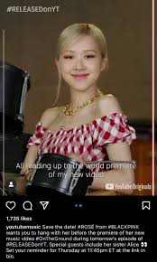 Rosé has also enjoyed a successful independent career while amassing a large following. 191103 A Fan Art For Lisaaa 3 Lisa W Pyongbong Blackpink