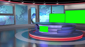 News studio desk for television anchor. The Virtual Set Works With Stock Footage Video 100 Royalty Free 12509414 Shutterstock