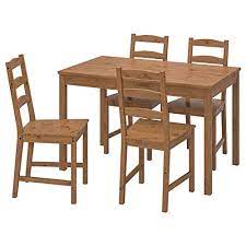 Maybe you would like to learn more about one of these? Ikea Table And 4 Chairs Set Solid Pine Wood Dining Kitchen Amazon In Furniture